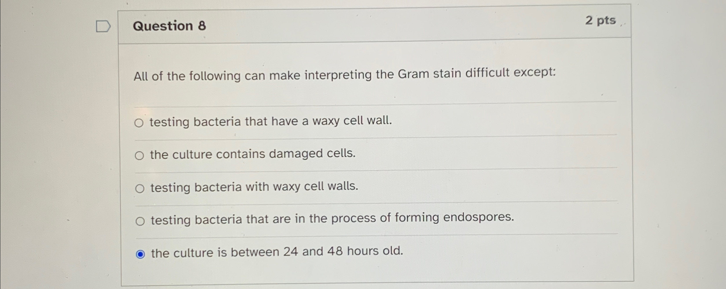 Solved Question Ptsall Of The Following Can Make Chegg