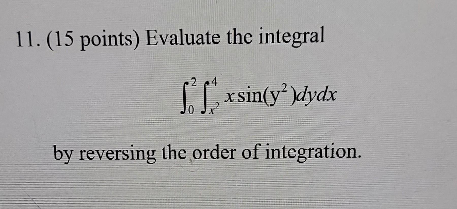 Solved Points Evaluate The Integral Chegg