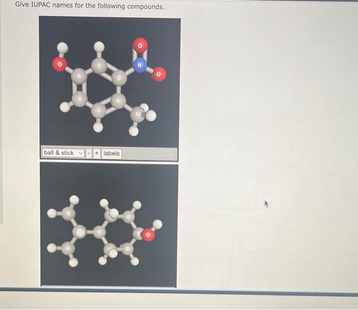 Solved Give IUPAC Names For The Following Compounds Chegg