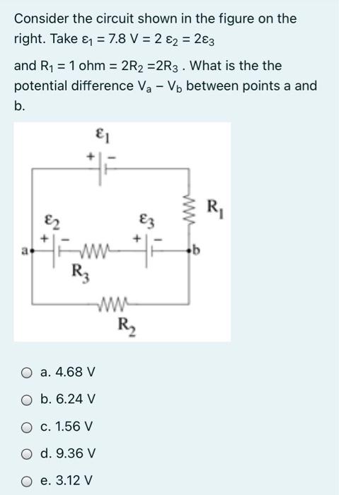 Solved Consider The Circuit Shown In The Figure On The Chegg