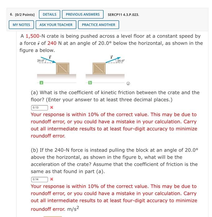 Solved Points Details Previous Answers Sercp Chegg