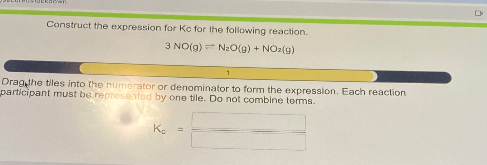 Solved Construct The Expression For Kc For The Following Chegg