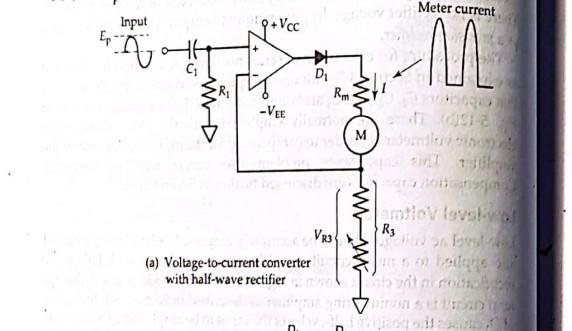 Solved The Half Wave Rectifier Electronic Voltmeter In Chegg