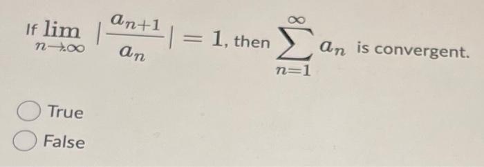 Solved If Limnanan Then N An Is Convergent Chegg