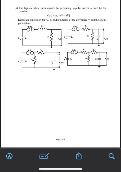 Solved The Figures Below Show Circuits For Producing Chegg