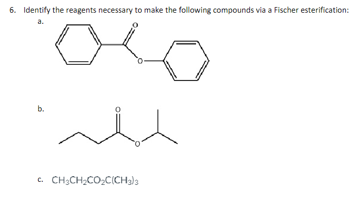 Solved Identify The Reagents Necessary To Make The Following Chegg