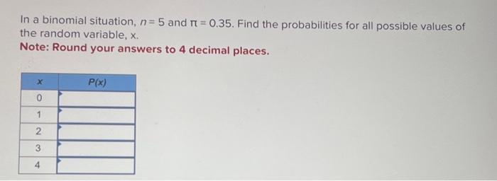 Solved In A Binomial Situation N And Find The Chegg