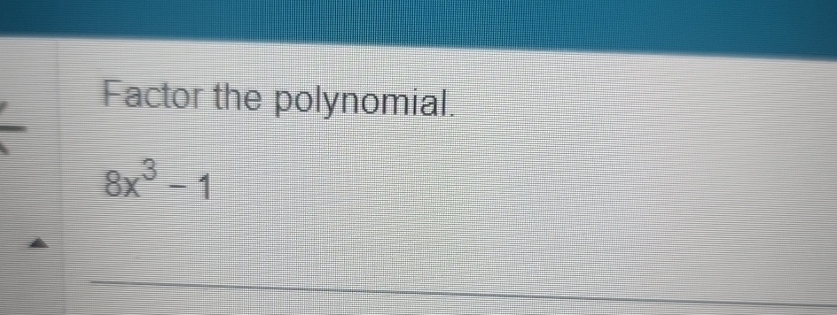 Solved Factor The Polynomial X Chegg