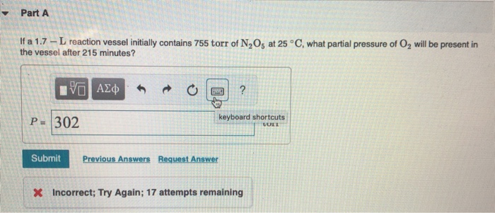 Solved Dinitrogen Pentoxide Decomposes In The Gas Phase To Chegg