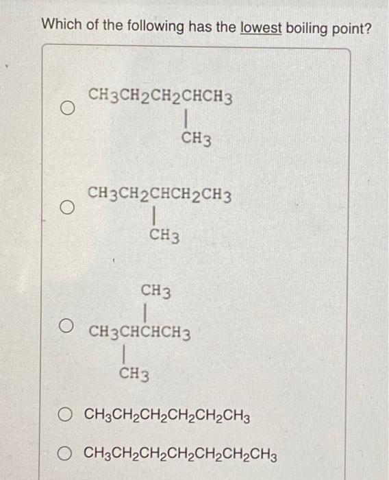 Solved Sort The Following Molecules By Their Molecular Chegg