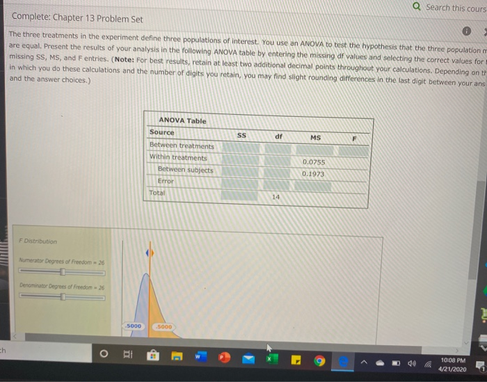 Solved Complete Chapter Problem Set Q Search This Course Chegg