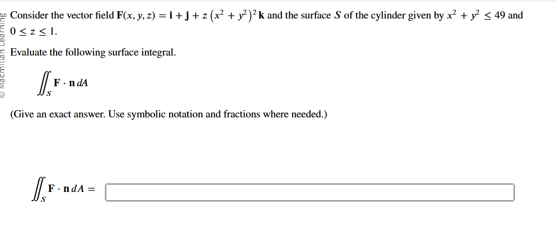 Solved Consider The Vector Field F X Y Z I J Z X Y K Chegg