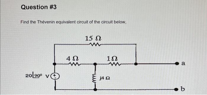 Solved Find The Thvenin Equivalent Circuit Of The Circui