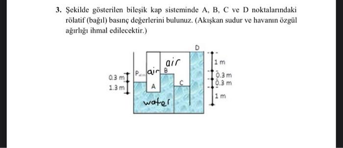 Solved Ekilde G Sterilen Bile Ik Kap Sisteminde A B C Chegg