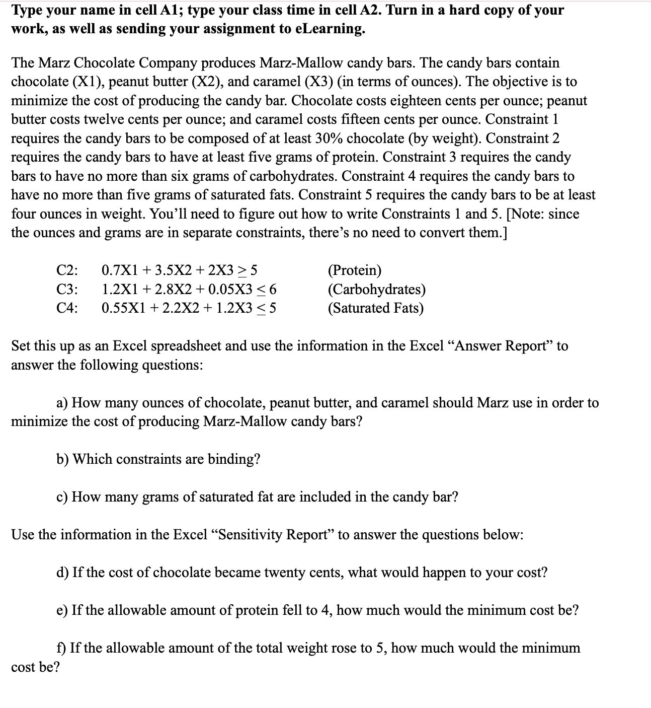 Solved Step By Step Instructions For Completing Excel Chegg