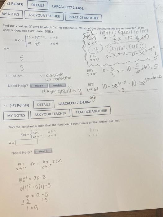 Solved Points Details Larcalcet My Notes Ask Chegg