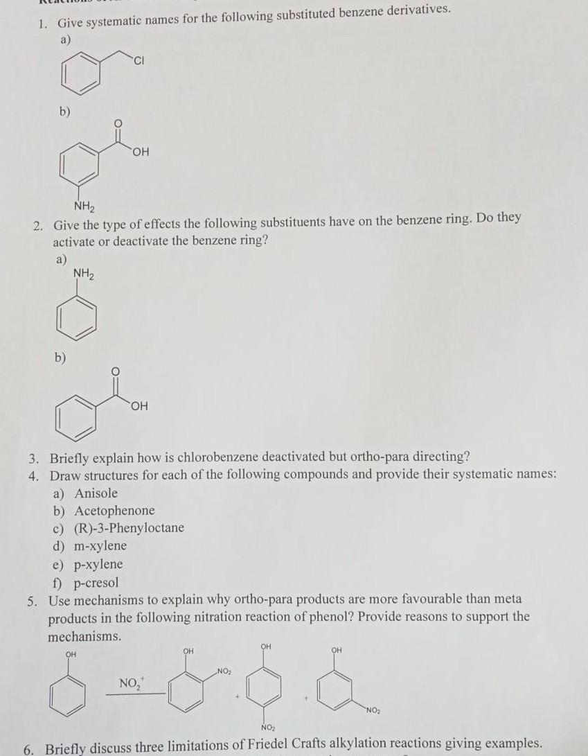 Top 153 Naming Benzene Rings With Substituents Latest Ecowindow Vn