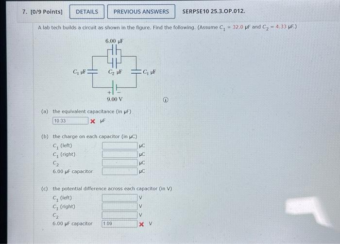 Solved A Lab Tech Builds A Circuit As Shown In The Figure Chegg