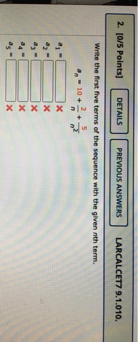 Solved Points Details Larcalcet Write An Chegg