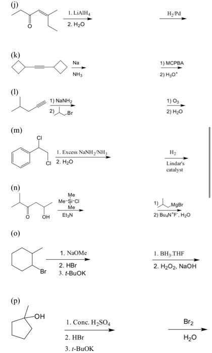 Solved Predict The Major Product Obtained From Each Of The Chegg