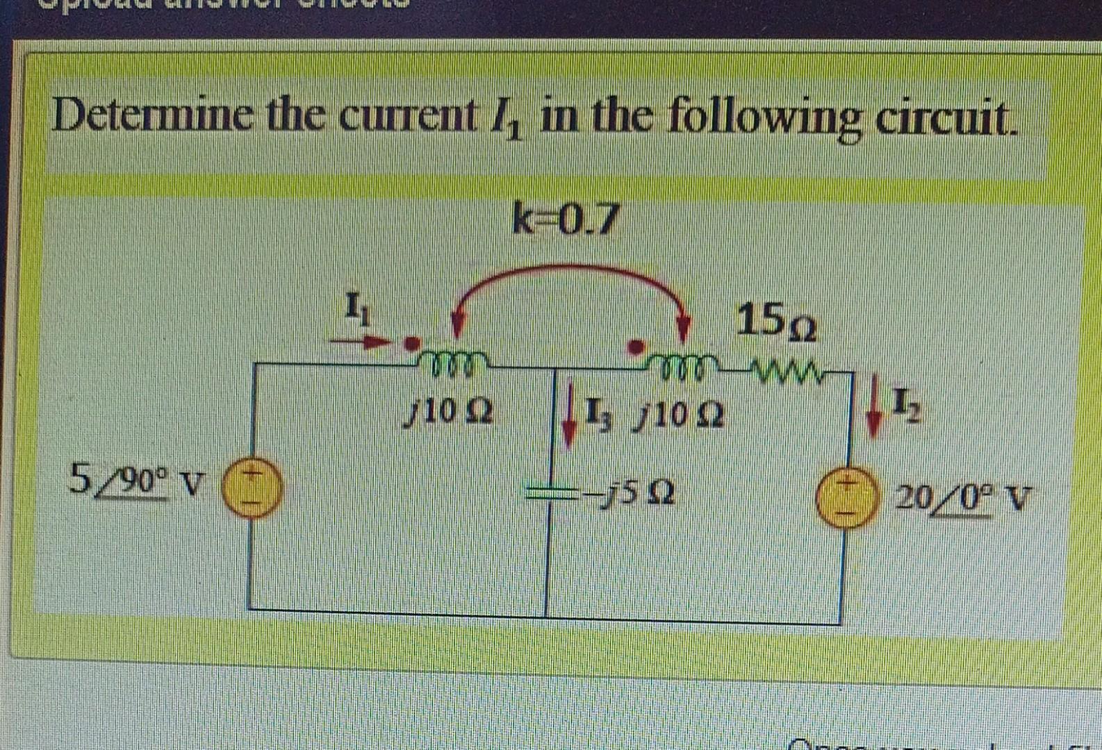 Solved Determine The Current In The Following Circuit Chegg