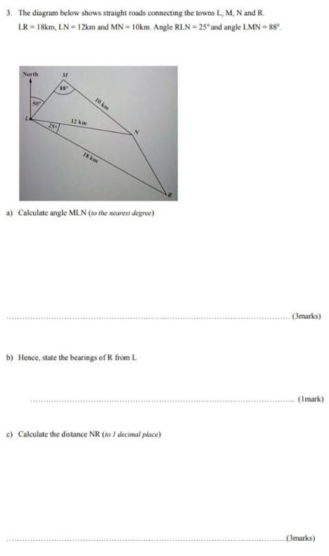 Solved 4 The Diagram Below Not Draw To Scale Shows The Chegg