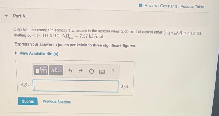 Solved Review I Constants Periodic Table Part A Calculate Chegg