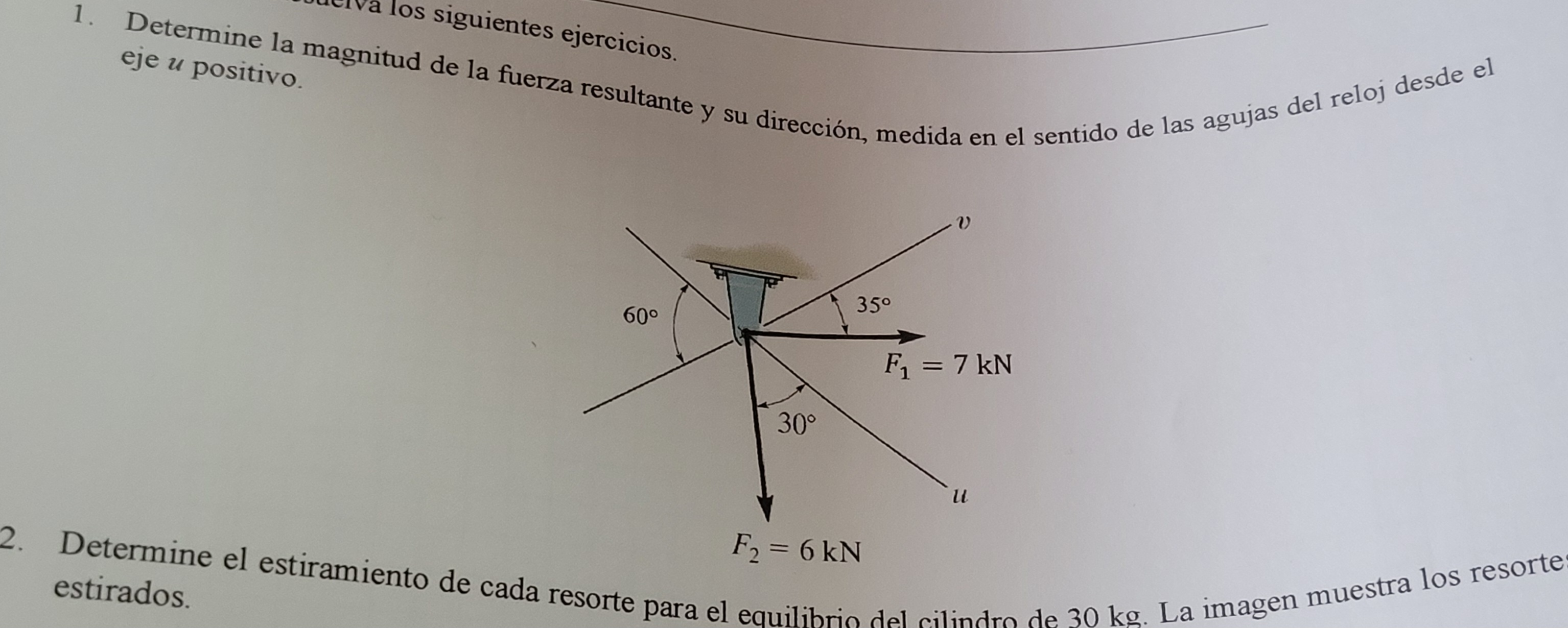 Solved Determine La Magnitud De La Fuerza Resultante Y Su Chegg