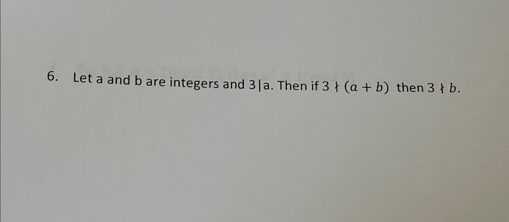 Solved Let A And B Are Integers And A Then If A B Chegg