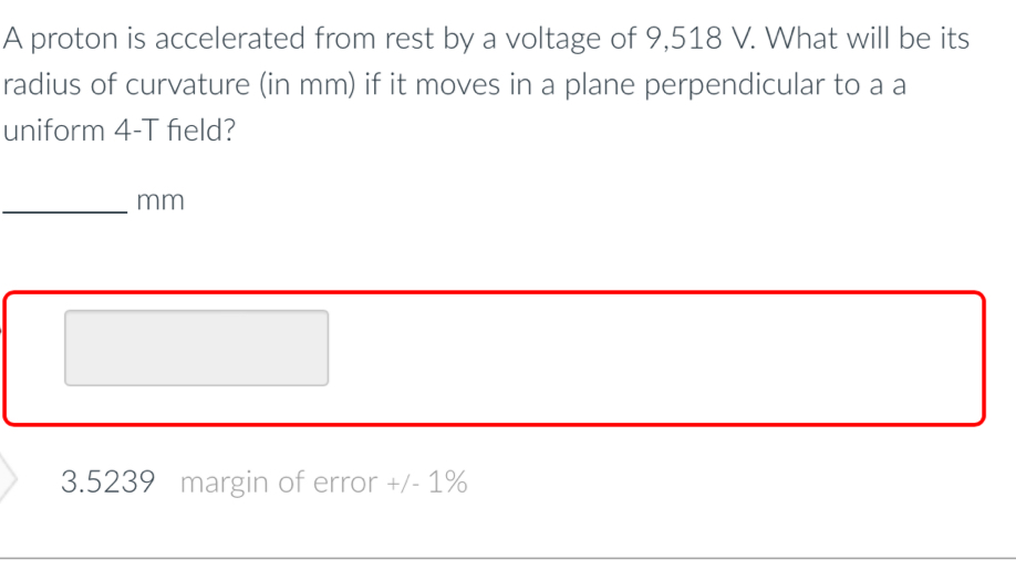 Solved A Proton Is Accelerated From Rest By A Voltage Of Chegg