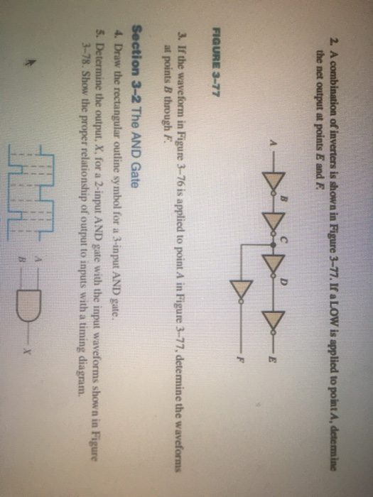 Solved A Combination Of Inverters Is Shown In Figure Chegg