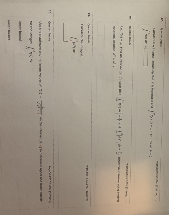 Solved Question Details Rogacalcet Chegg