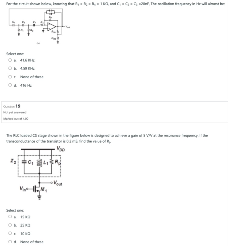 For The Circuit Shown Below Knowing That Chegg