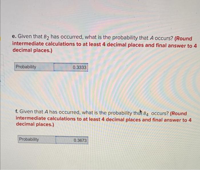 Solved Consider The Following Joint Probability Table Click Chegg