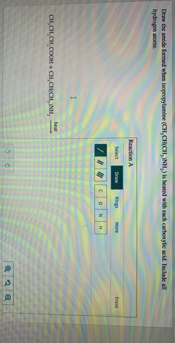 Solved Draw The Amide Formed When Isopropylamine CH CH CH Chegg