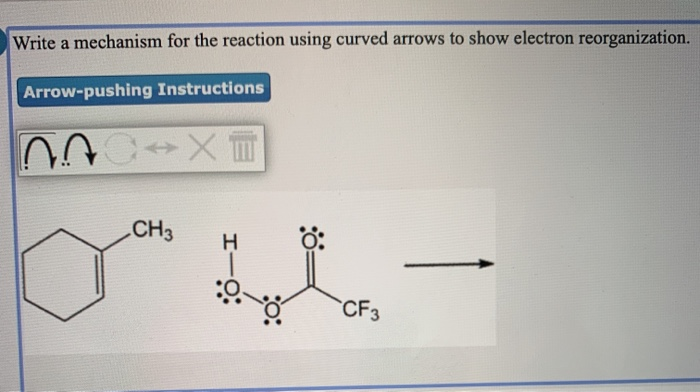 Solved Write A Mechanism For The Reaction Using Curved Chegg