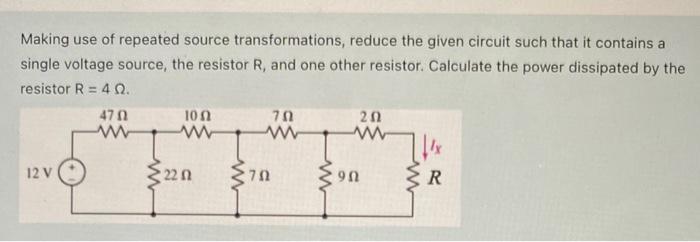 Solved Making Use Of Repeated Source Transformations Reduce Chegg