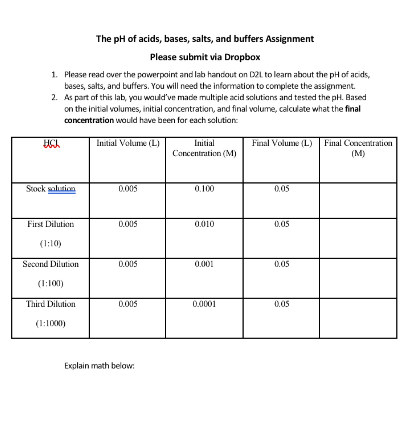 The Ph Of Acids Bases Salts And Buffers Chegg