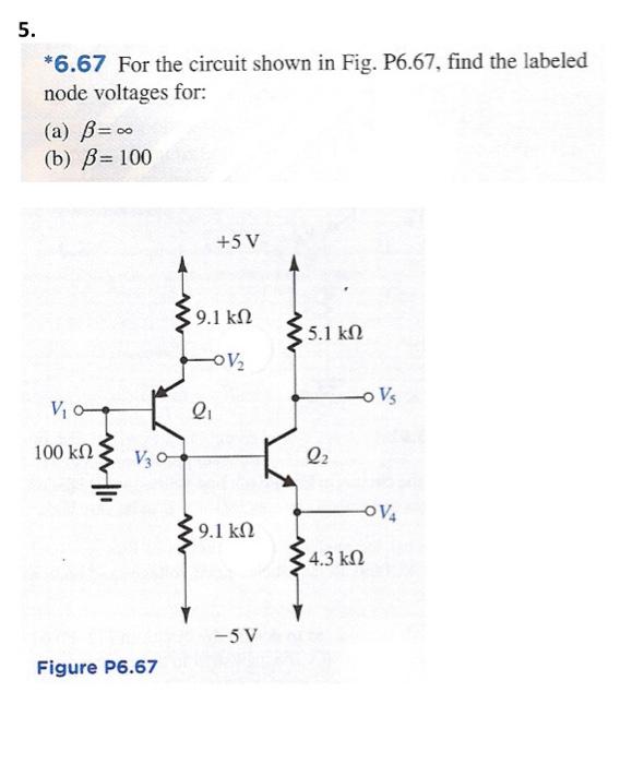 Solved For The Circuit Shown In Fig P Find The Chegg