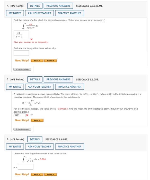 Solved Points Sesscalc Mi Find The Chegg