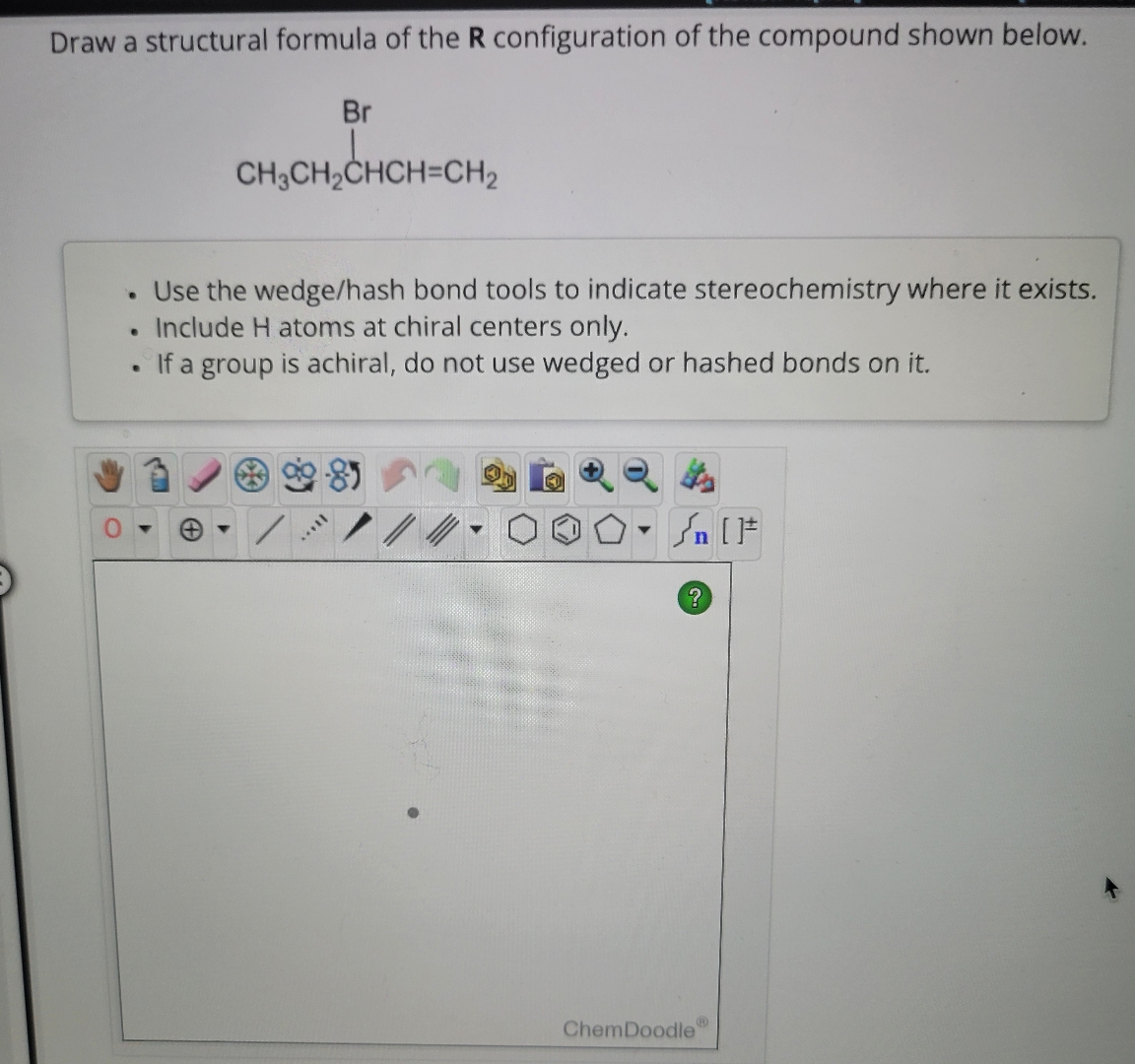 Draw A Structural Formula Of The R Configuration Of Chegg