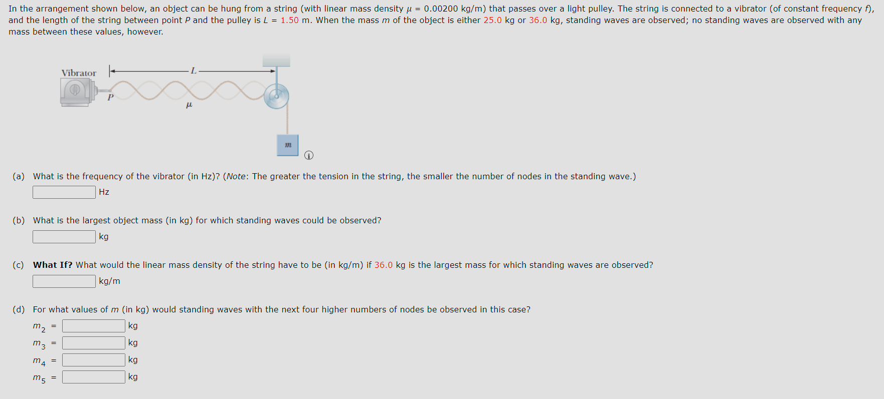 Solved In The Arrangement Shown Below An Object Can Be Hung Chegg