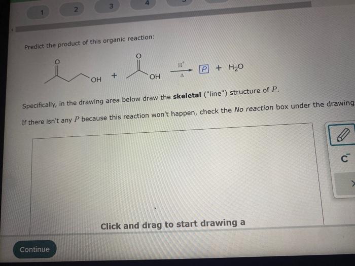 Solved Predict The Product Of This Organic Reaction Chegg