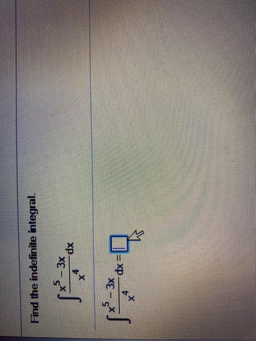 Solved Find The Indefinite Integral X 3x S Dx 5 X 3x Chegg