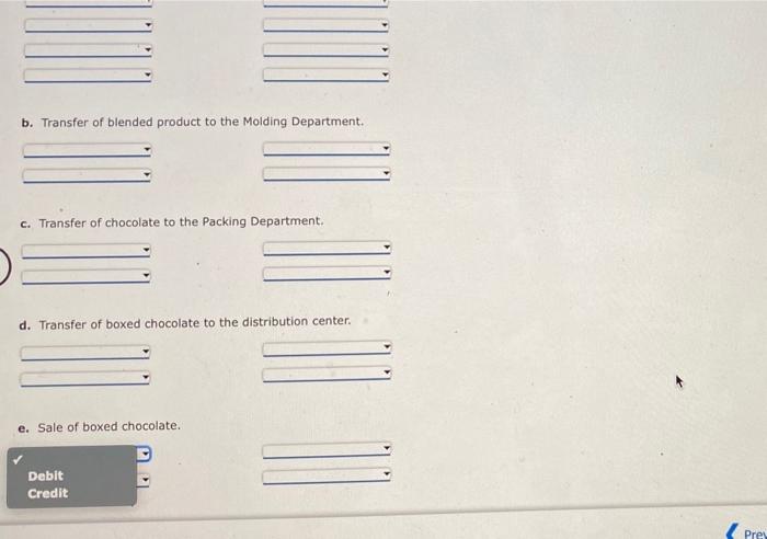 Solved Entries For Materials Cost Flows In A Process Cost Chegg