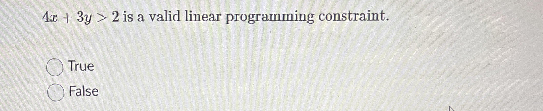 X Y Is A Valid Linear Programming Chegg