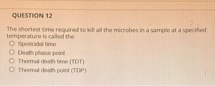 Solved Question Points Which Of The Following Microbial Chegg