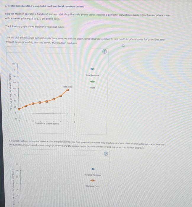 Solved Profit Maximizotion Using Total Cost And Total Chegg