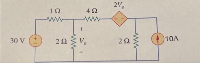 Solved Determine V0 By Using Mesh Analysis Chegg