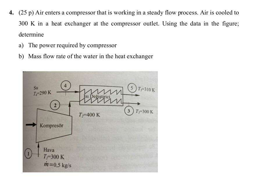 Solved 25 Mathrm P Air Enters A